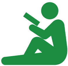 A man reading a book